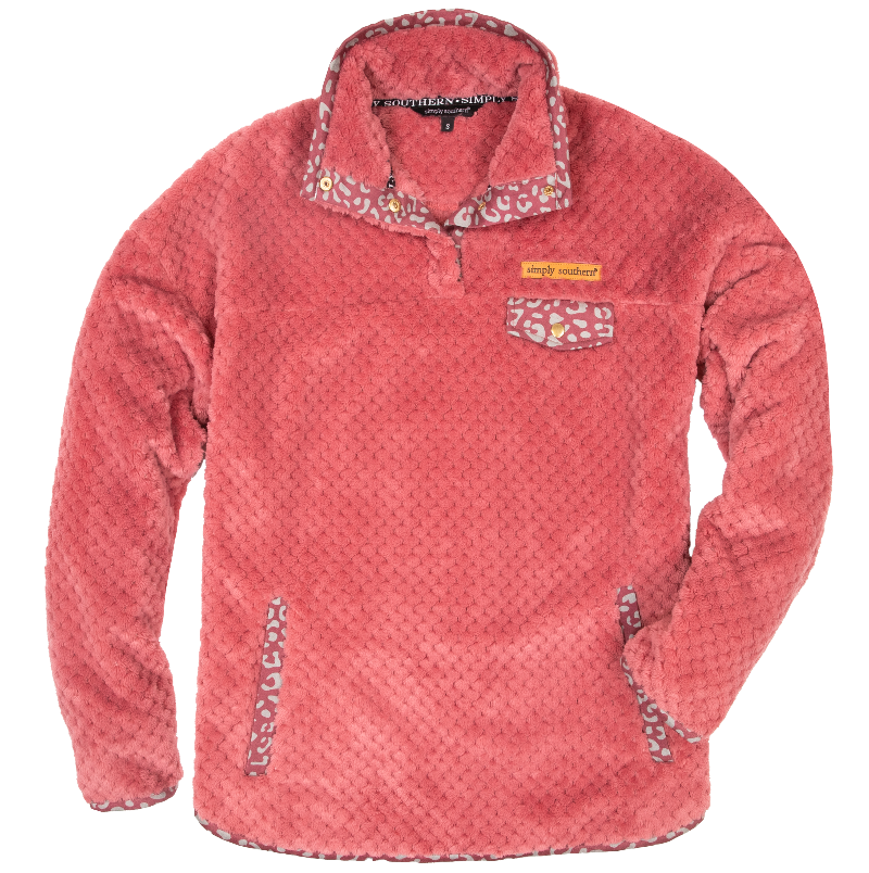 Simply Soft Sherpa Maroon - Pullover - F21 - Simply Southern