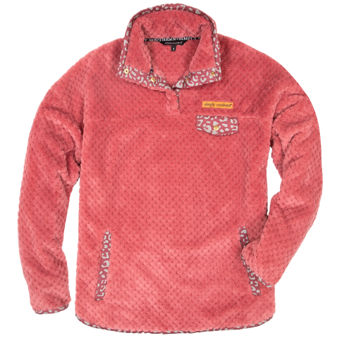 Simply Soft Sherpa Maroon - Pullover - F21 - Simply Southern