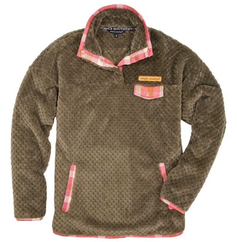 Sherpa pullover 2025 women's simply southern