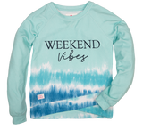 Weekend Vibes - Tie Dye - SS - F21 - Adult Crew