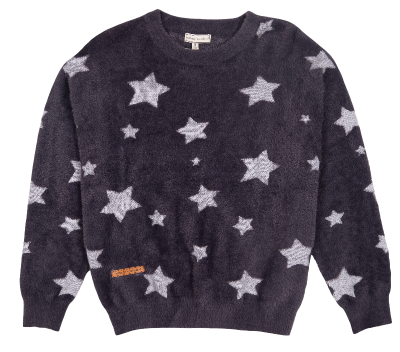 Fuzzy Sweater - Stars - F22 - Simply Southern