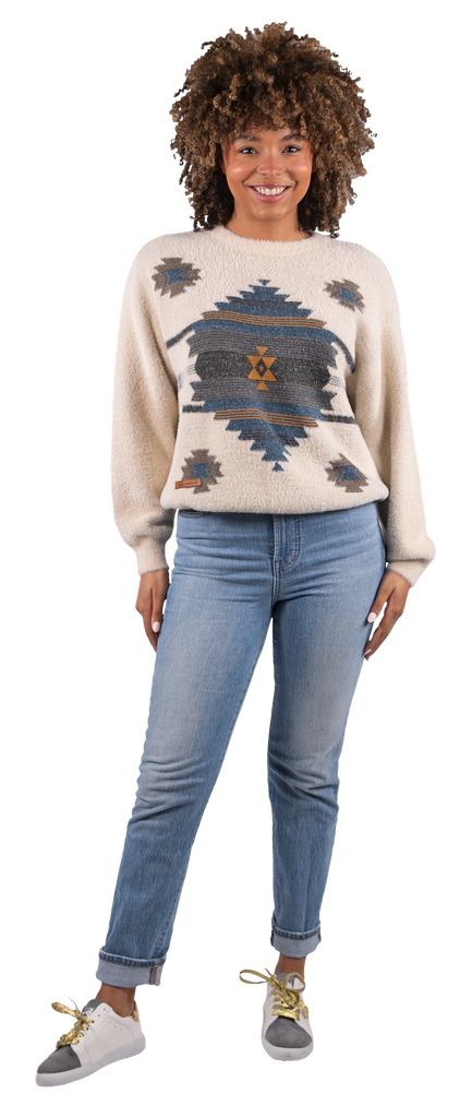 Fuzzy Sweater - Tribe - F22 - Simply Southern