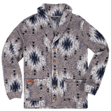 MN Aztec Shirt Jacket - Gray Aztec - F22 - Simply Southern