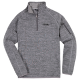 MN Simply Sweater - Quarter Zip Pullover - Heather Gray - F22 - Simply Southern