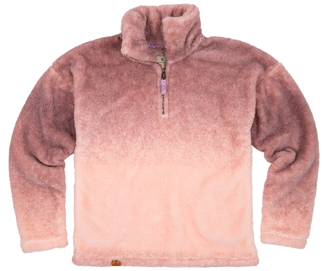 Ombre Sherpa Pullover - Dawn - F22 - Simply Southern