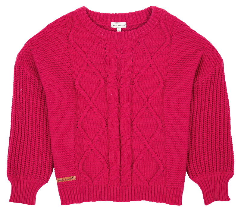 Preppy Sweater - Raspberry - F22 - Simply Southern