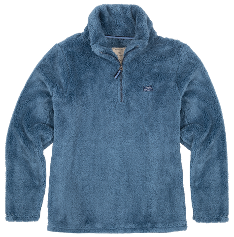 Simply Classic Sherpa Pullover - Cobalt Blue - F22 - Simply Southern