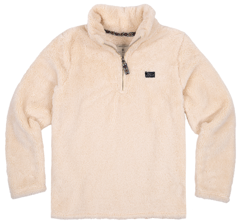 Simply Classic Sherpa Pullover - Cream - F22 - Simply Southern