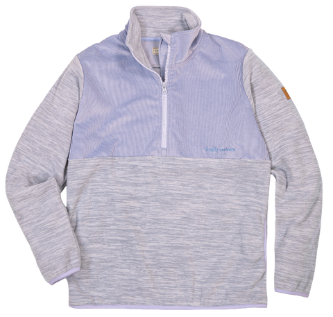 Simply Cordy - Quarter Zip Pullover - Mist - F22 - Simply Southern