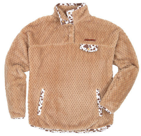 Simply Soft Sherpa - Cow - Pullover - F22 - Simply Southern
