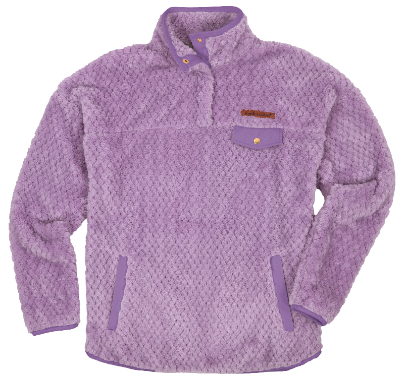 YOUTH Simply Soft Sherpa - Lilac - Pullover - F22 - Simply Southern