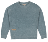 Sweatshirt Chnl Crew - Aegean Blue - F22 - Simply Southern