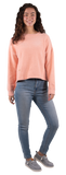 Sweatshirt Chnl Crew - Pink - F22 - Simply Southern