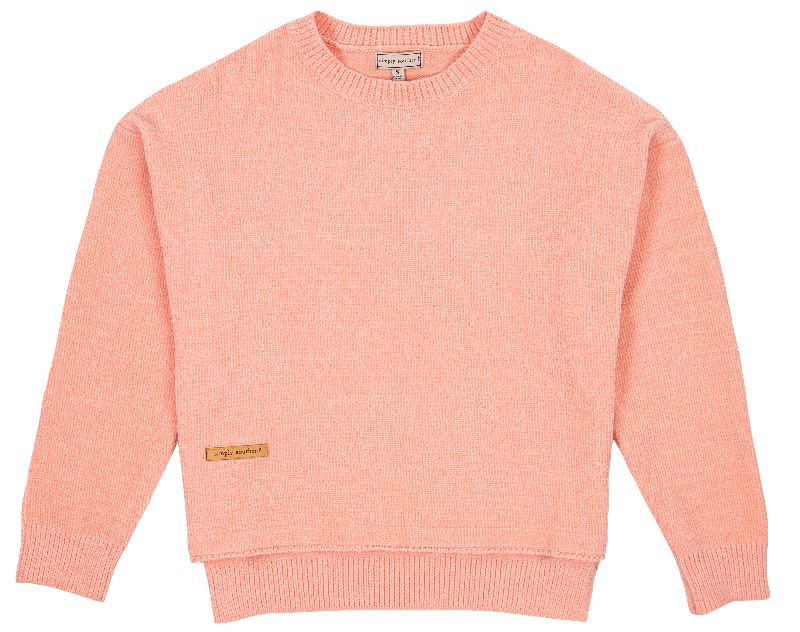 Sweatshirt Chnl Crew - Pink - F22 - Simply Southern