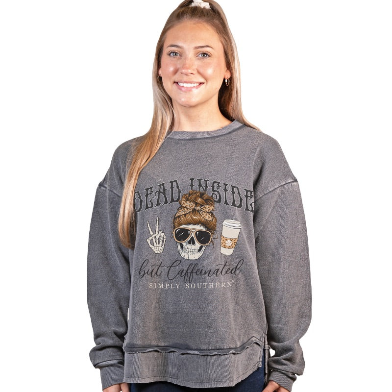Dead Inside But Caffeinated - SS - F21 - Adult Crew