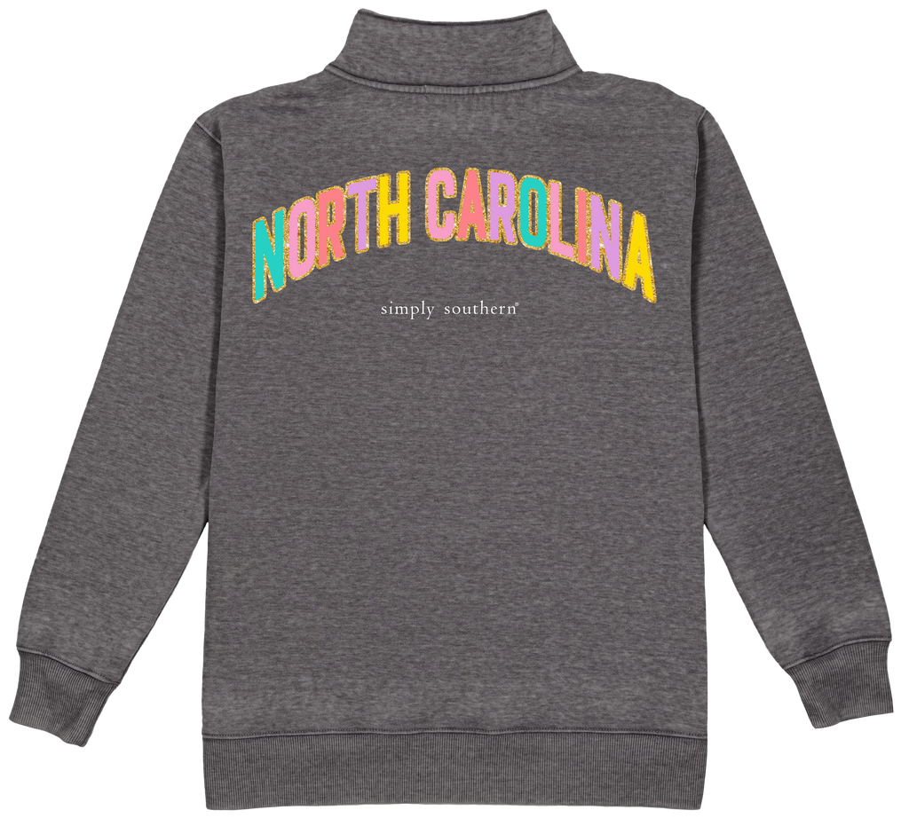 Quarter Zip Pullover - NC - North Carolina - SS - F22 - Adult Pullover