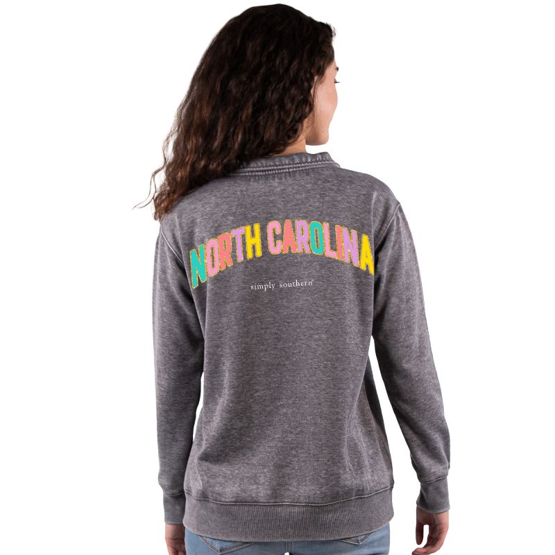 Quarter Zip Pullover - NC - North Carolina - SS - F22 - Adult Pullover