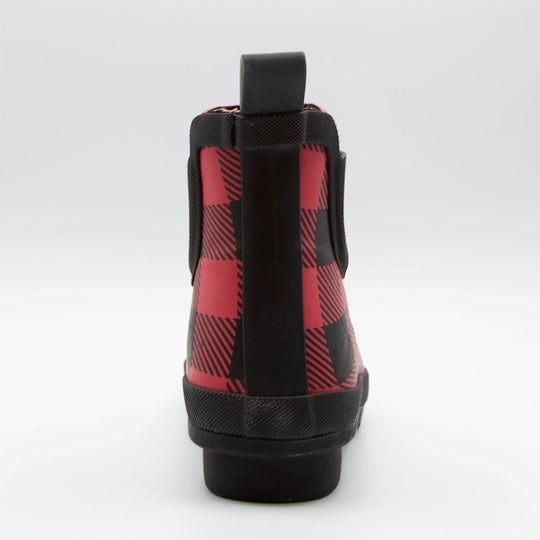 Rain Boots Slip On - Buffalo Red & Black - F21 - Simply Southern