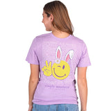 Hoppy Easter Honey Bunny - Emoji - SS - S22 - Adult T-Shirt