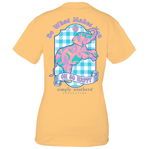 Do What Makes You Oh So Happy - Elephant - S23 - SS - Adult T-Shirt