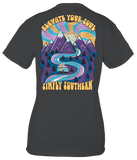Elevate Your Soul - Mountains VW Van - SS - S21 - Adult T-Shirt