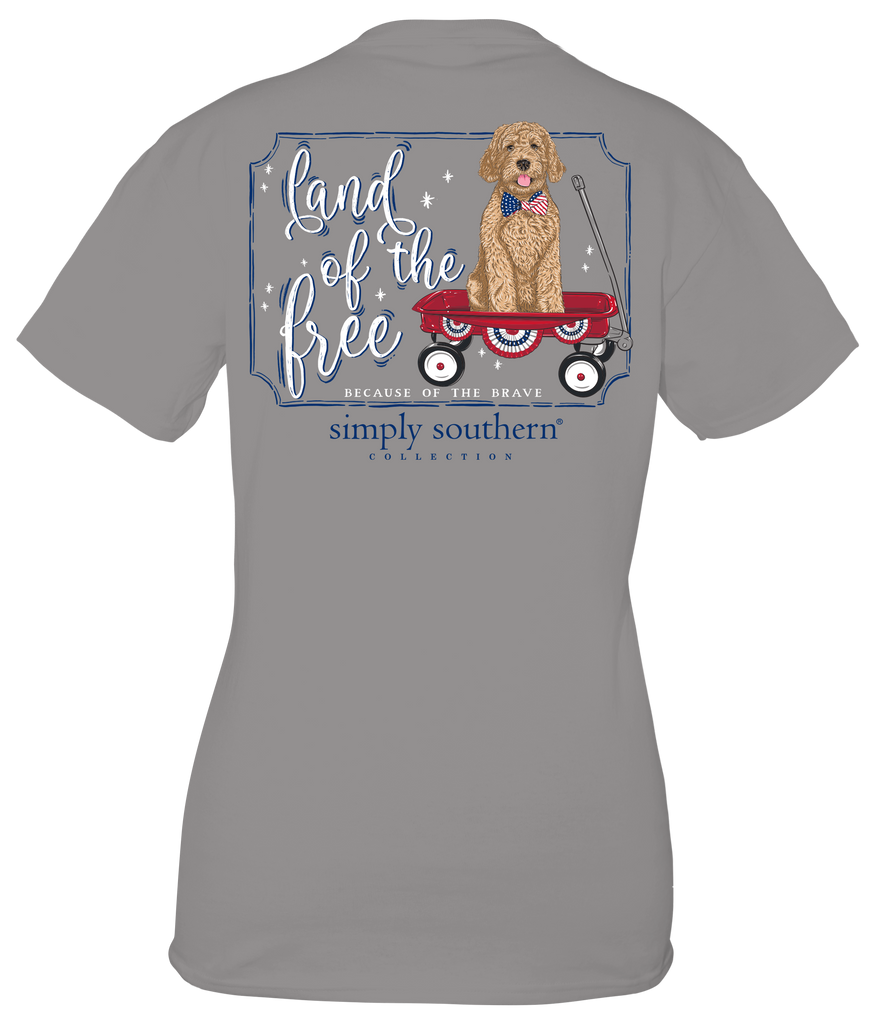 Land of the Free - USA - Dog - S23 - SS - Adult T-Shirt