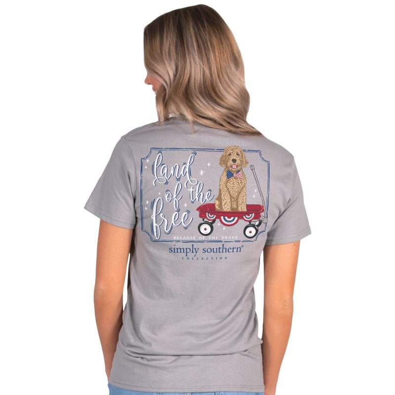Land of the Free - USA - Dog - S23 - SS - Adult T-Shirt