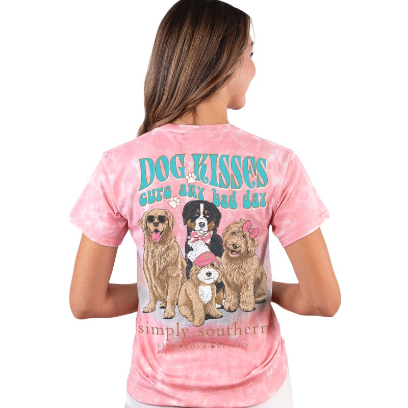 Dog Kisses Cure Any Bad Day - S22 - SS - Adult T-Shirt