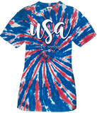 USA Lips - Tie Dye - S21 - SS - Adult T-Shirt