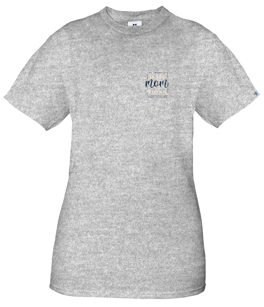 Wife Mom Boss - S23 - SS - Adult T-Shirt