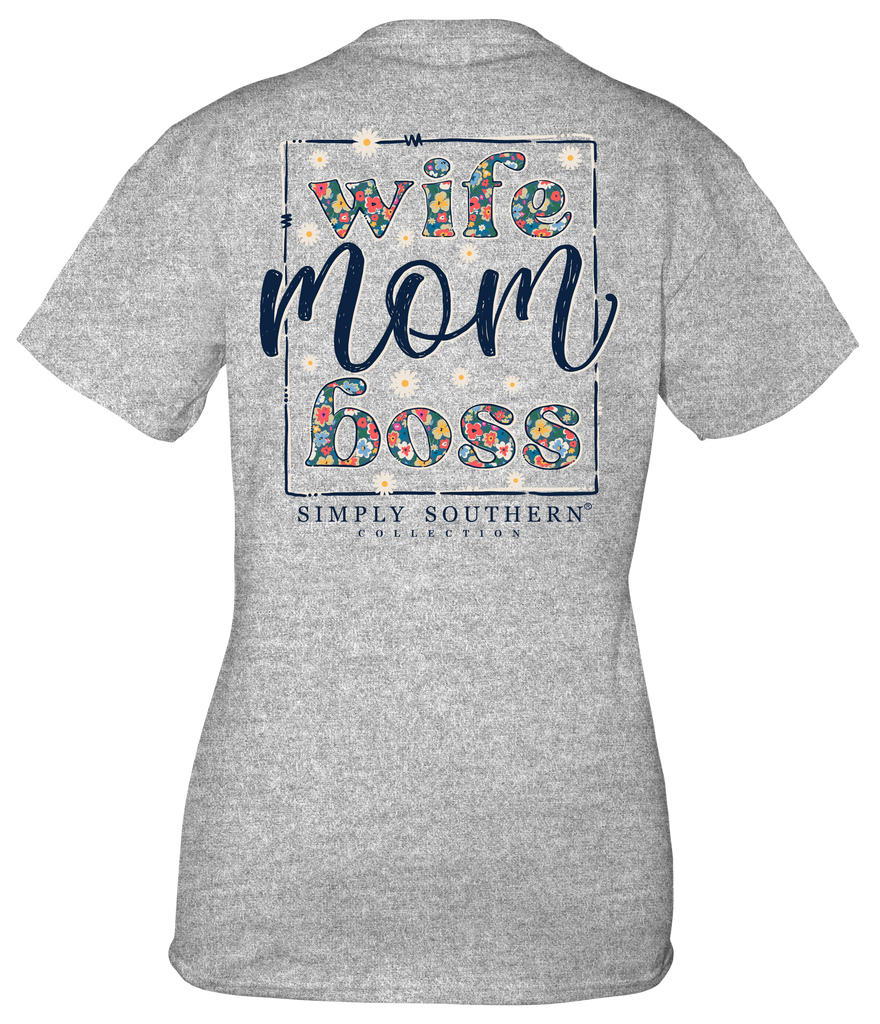 Wife Mom Boss - S23 - SS - Adult T-Shirt