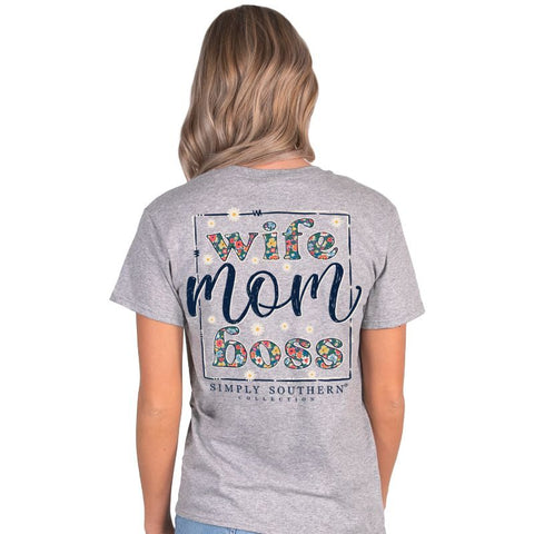 Wife Mom Boss - S23 - SS - Adult T-Shirt