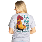 Hot Mess Just Doing My Best - Chicken - SS - S21 - Adult T-Shirt