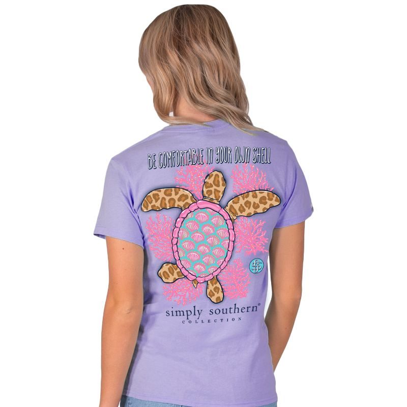 Be Comfortable in Your Own Shell - Save the Turtles - S23 - SS - Adult T-Shirt