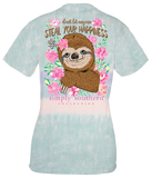 Don't Let Anyone Steal Your Happiness - Sloth - S22 - SS - Adult T-Shirt