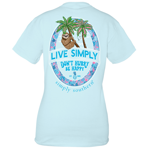 Live Simply Don't Hurry Be Happy - Sloth - S23 - SS - YOUTH T-Shirt