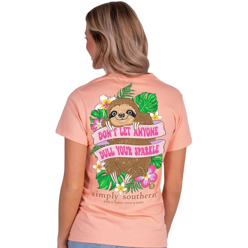 Don't Let Anyone Dull Your Sparkle - Sloth - S23 - SS - Adult T-Shirt