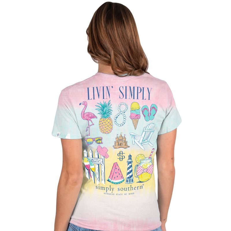 Livin' Simply Sunshine State of Mind - S23 - SS - Adult T-Shirt