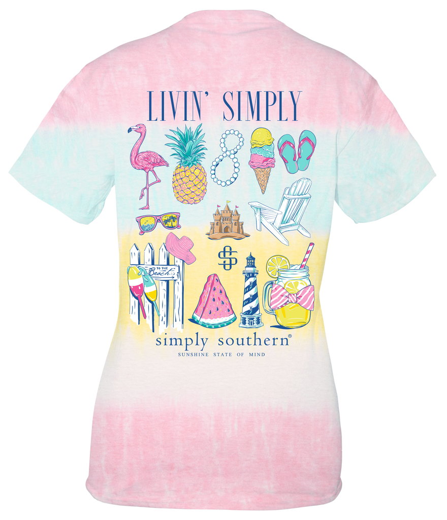 Livin' Simply Sunshine State of Mind - S23 - SS - Adult T-Shirt