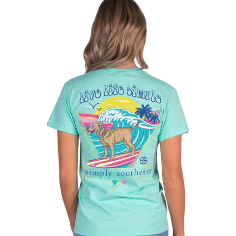 Live Life Simple - Surf Dog - SS - S22 - YOUTH T-Shirt