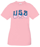 Sweet & Classy. Land of Liberty - Pig USA - SS - S22 - Adult T-Shirt