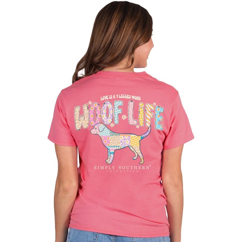 Love is a 4 Legged Word - Woof Life - Dog - S23 - SS - Adult T-Shirt