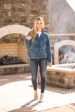 Simply Classic Sherpa Pullover - Cobalt Blue - F22 - Simply Southern