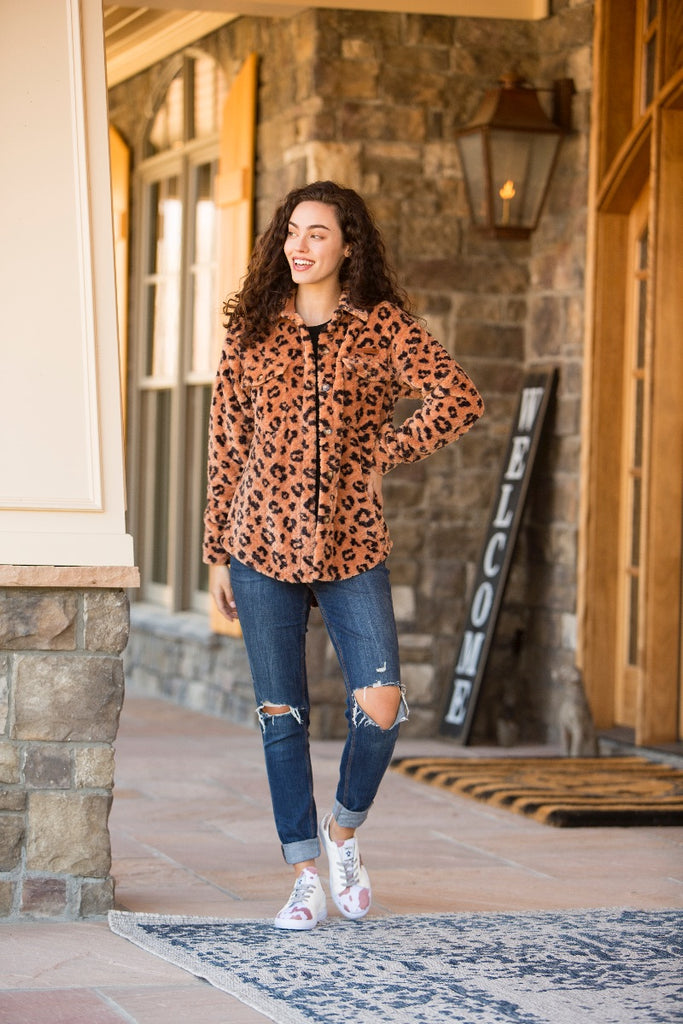 Simply Soft Shacket - Leopard - F22 - Simply Southern