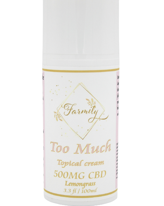Lemongrass Topical - Too Much - 500 mg - 100 ML Pump
