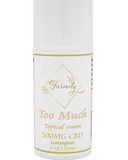 Lemongrass Topical - Too Much - 500 mg - 100 ML Pump