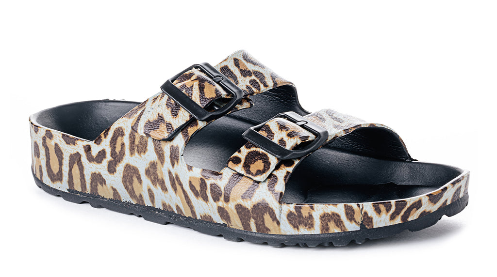 Waterslide - Leopard Sandal - Hey Girl by Corkys