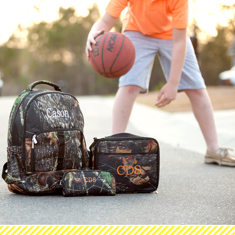 Woods Camo Backpack Set