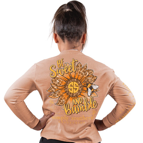 Be Sweet and Bumble - Sunflower Bee - SS - F21 - YOUTH Long Sleeve