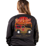 Messy Hair Don't Care - Jeep - SS - F21 - YOUTH Long Sleeve